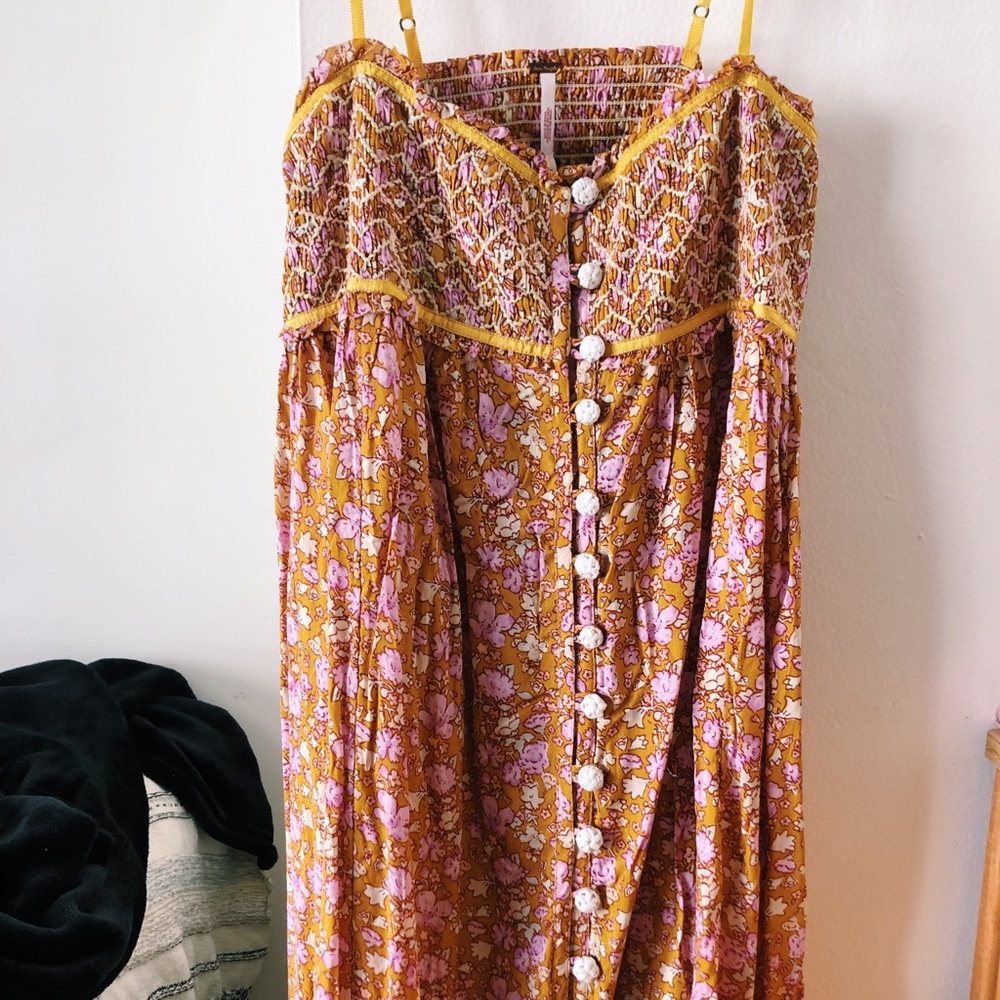 NWT Free People Molly Jo Midi / Garden Combo - Picture 8 of 10